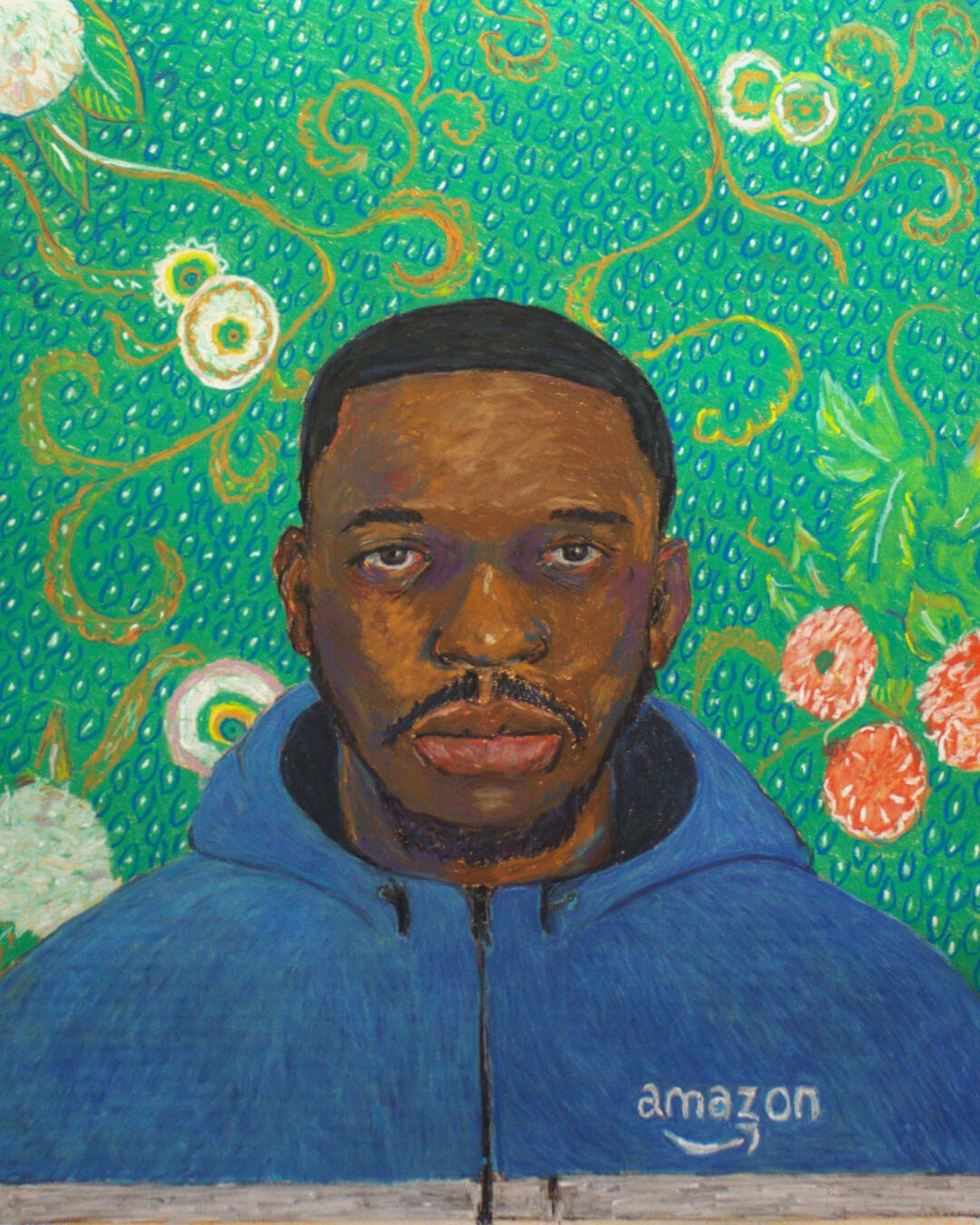 Samuel Isingoma, after Vincent Willem Van Gogh 20x24 inches. Soft Pastel on Paper. 2026